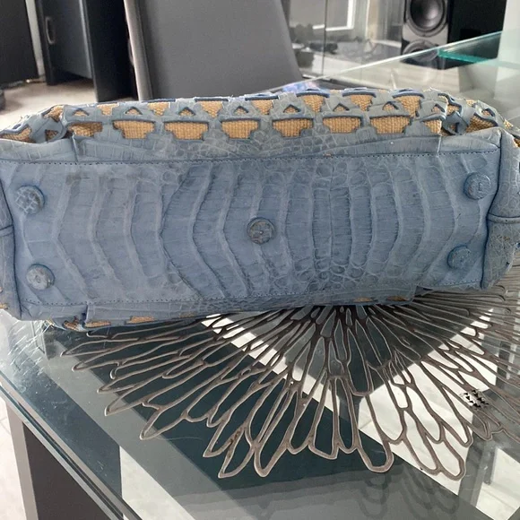 Nancy Gonzalez crocodile light blue bag - Picture 4 of 15
